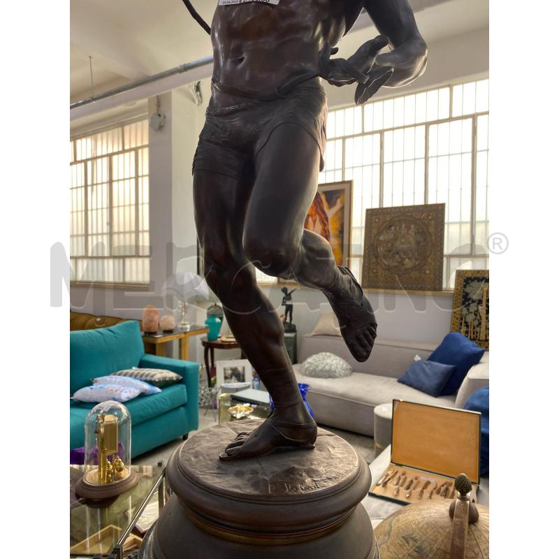 STATUA BRONZO F.ROLAND MONKEY MONEY | Mercatino dell'Usato Roma porta di roma 3