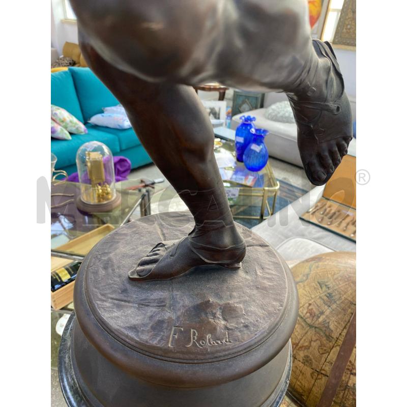 STATUA BRONZO F.ROLAND MONKEY MONEY | Mercatino dell'Usato Roma porta di roma 4