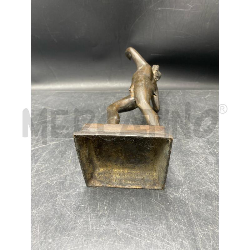STATUA BRONZO FAUNO DANZANTE 32 CM | Mercatino dell'Usato Roma porta di roma 4