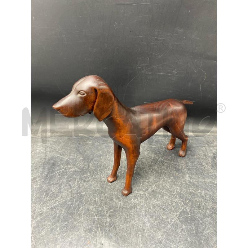 STATUA CANE LEGNO | Mercatino dell'Usato Roma porta di roma 1