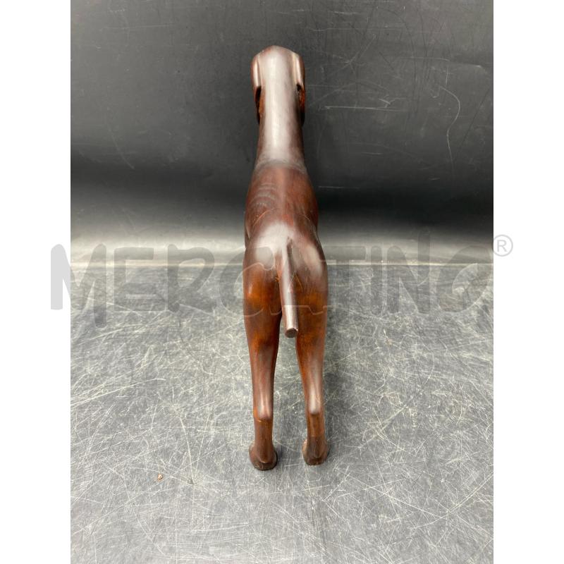 STATUA CANE LEGNO | Mercatino dell'Usato Roma porta di roma 5
