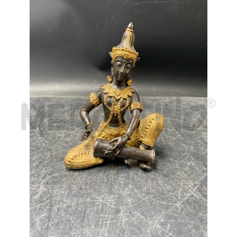 STATUINA BUDDHA IN BRONZO | Mercatino dell'Usato Roma porta di roma 1