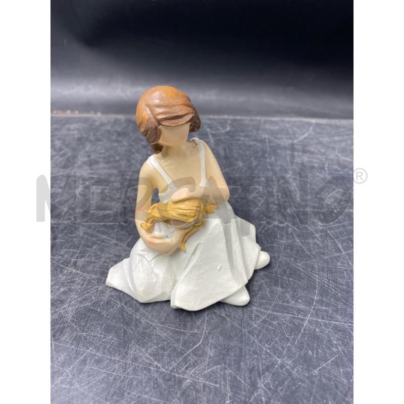 STATUINA DONNA BAMBINA | Mercatino dell'Usato Roma porta di roma 1