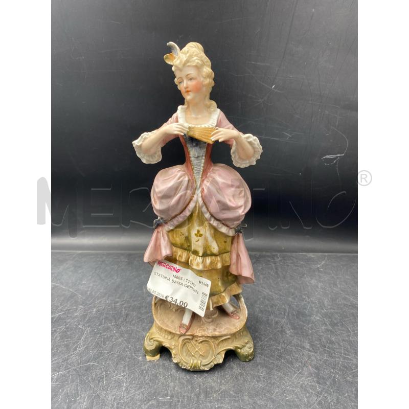 STATUINA  DAMA GERMAN | Mercatino dell'Usato Roma porta di roma 1