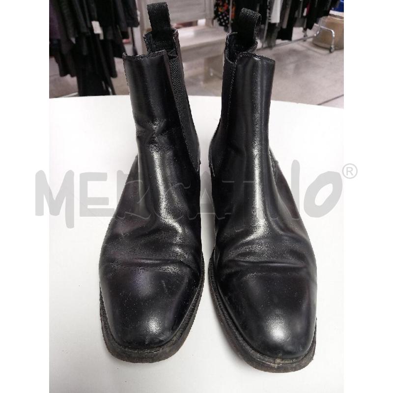 STIVALETTI D ALEXANDER MCQUEEN PELLE NERO | Mercatino dell'Usato Roma porta di roma 1