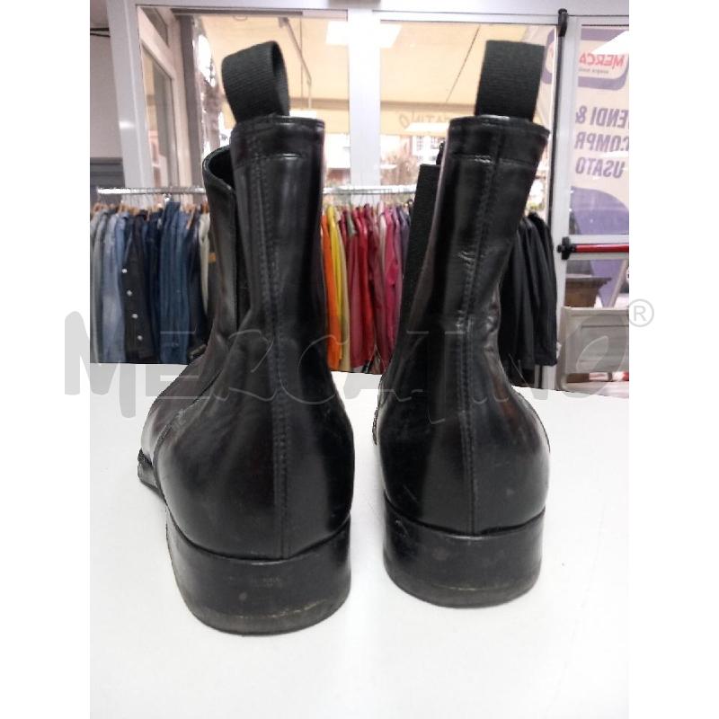 STIVALETTI D ALEXANDER MCQUEEN PELLE NERO | Mercatino dell'Usato Roma porta di roma 3