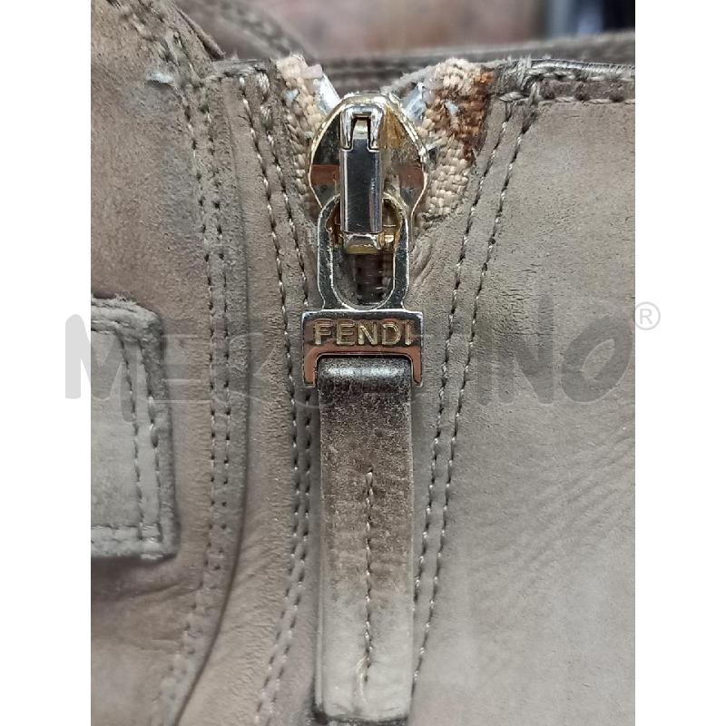 STIVALETTI D FENDI GRIGIO DA RIV | Mercatino dell'Usato Roma porta di roma 5