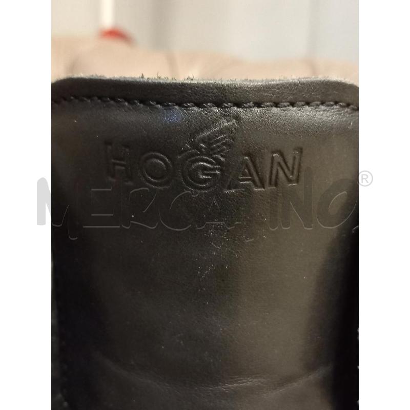 STIVALETTI D HOGAN NERO PELLE STRINGATI | Mercatino dell'Usato Roma porta di roma 4