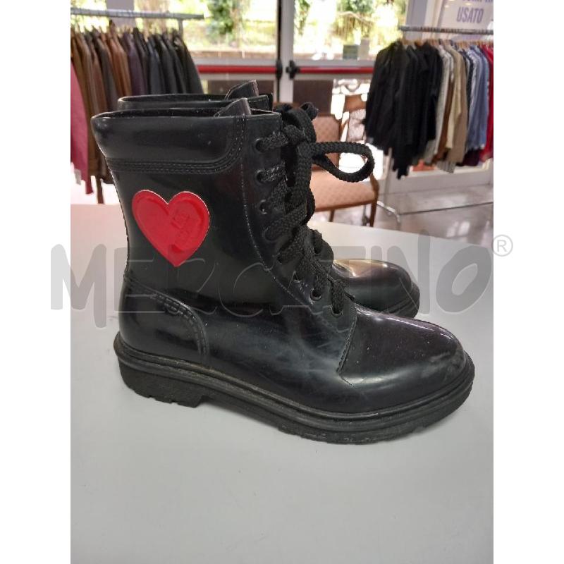 STIVALETTI D LOVE MOSCHINO NERO | Mercatino dell'Usato Roma porta di roma 2