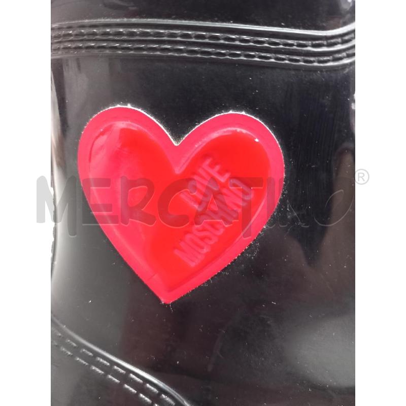 STIVALETTI D LOVE MOSCHINO NERO | Mercatino dell'Usato Roma porta di roma 3