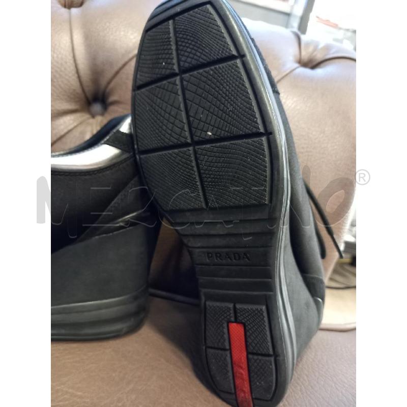STIVALETTI D PRADA NERO RASO/CAMOSCIO | Mercatino dell'Usato Roma porta di roma 5