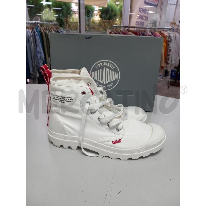 STIVALETTI U PALLADIUM BIANCO SCATOLA PAMPA HI DARE  | Mercatino dell'Usato Roma porta di roma 2