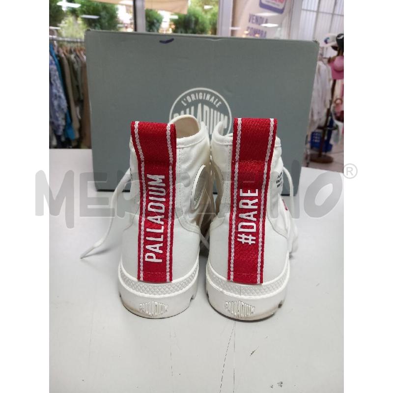 STIVALETTI U PALLADIUM BIANCO SCATOLA PAMPA HI DARE  | Mercatino dell'Usato Roma porta di roma 3