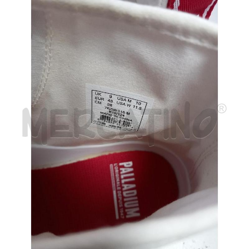 STIVALETTI U PALLADIUM BIANCO SCATOLA PAMPA HI DARE  | Mercatino dell'Usato Roma porta di roma 4
