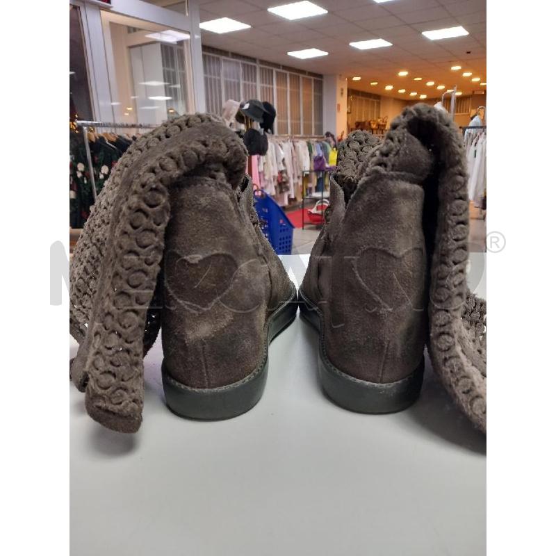 STIVALI DONNA TWIN SET MARRONE CAMOSCIO | Mercatino dell'Usato Roma porta di roma 3