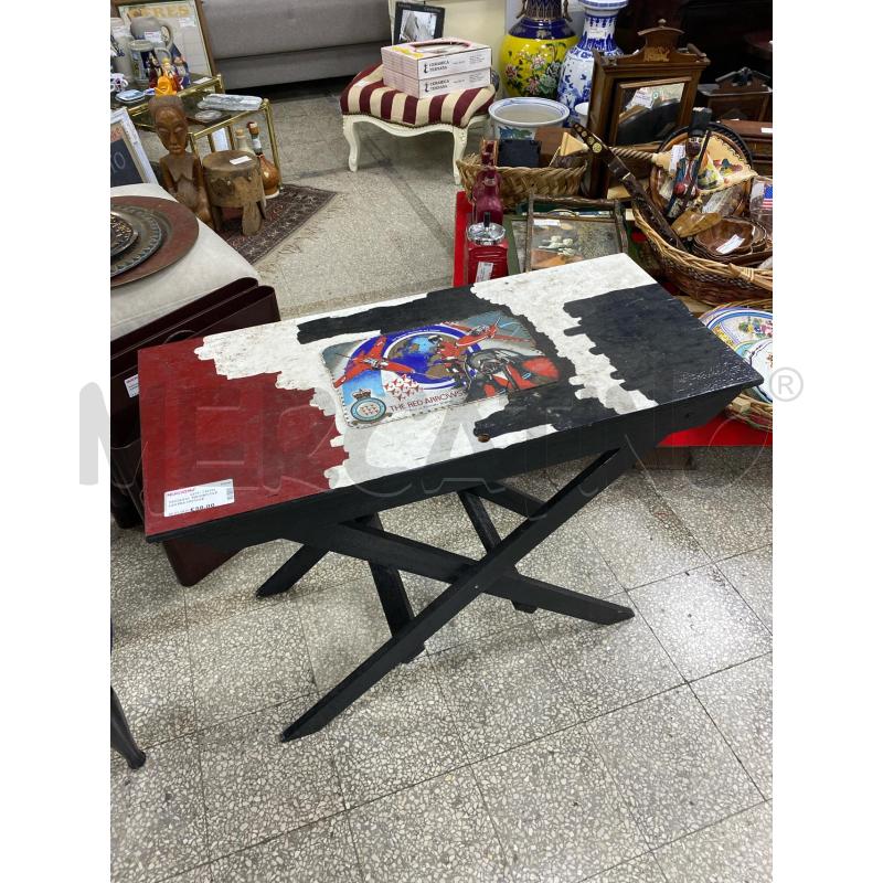 TAVOLINO  PIEGHEVOLE LASTRA VINTAGE | Mercatino dell'Usato Roma porta di roma 1