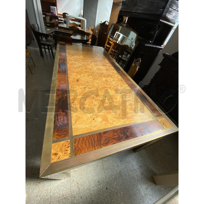 TAVOLO  RADICA OTTONE VINTAGE | Mercatino dell'Usato Roma porta di roma 2