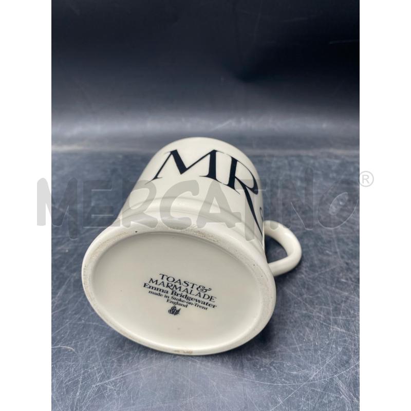 TAZZA TOAST&MARMALADE MR MRS BIA NE | Mercatino dell'Usato Roma porta di roma 4