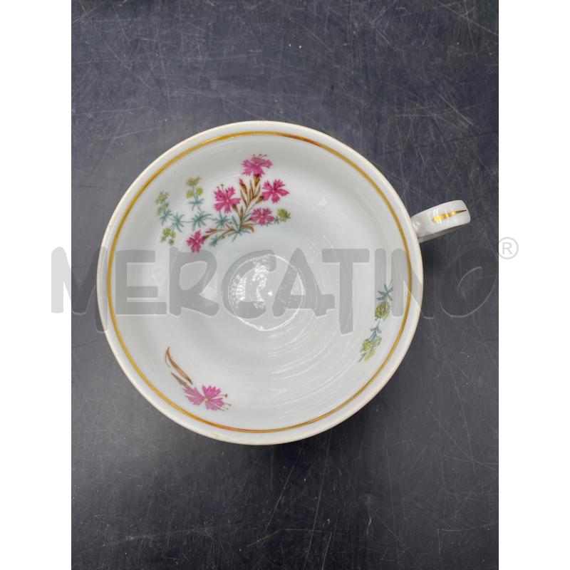 TAZZA  CER 6+3 FIORE VIOLA GERMANY | Mercatino dell'Usato Roma porta di roma 3