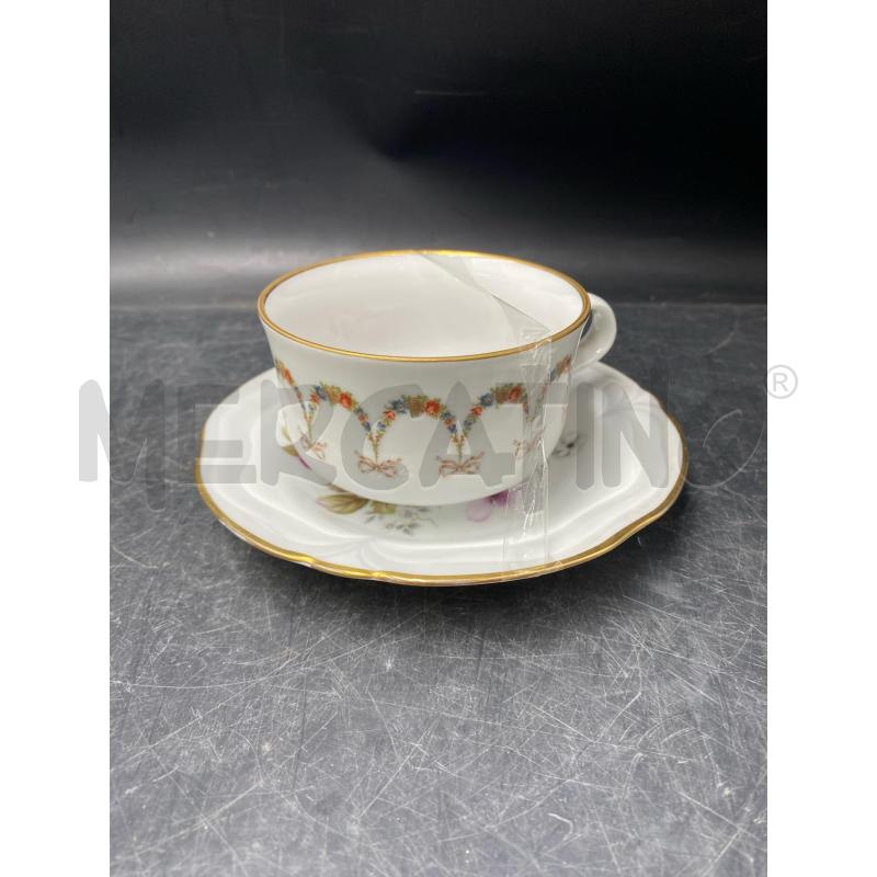 TAZZA  COLLEZIONE LIMOGES FESTONI | Mercatino dell'Usato Roma porta di roma 1