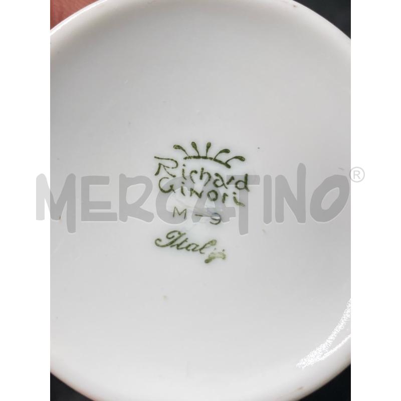 TAZZINE GINORI PZ12+3 FIORI BLU | Mercatino dell'Usato Roma porta di roma 2