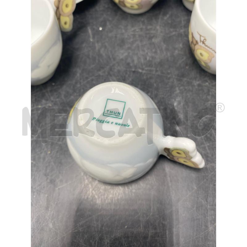 TAZZINE  THUN PIOGGIA E NUVOLE FARFALLE 6+2 | Mercatino dell'Usato Roma porta di roma 4