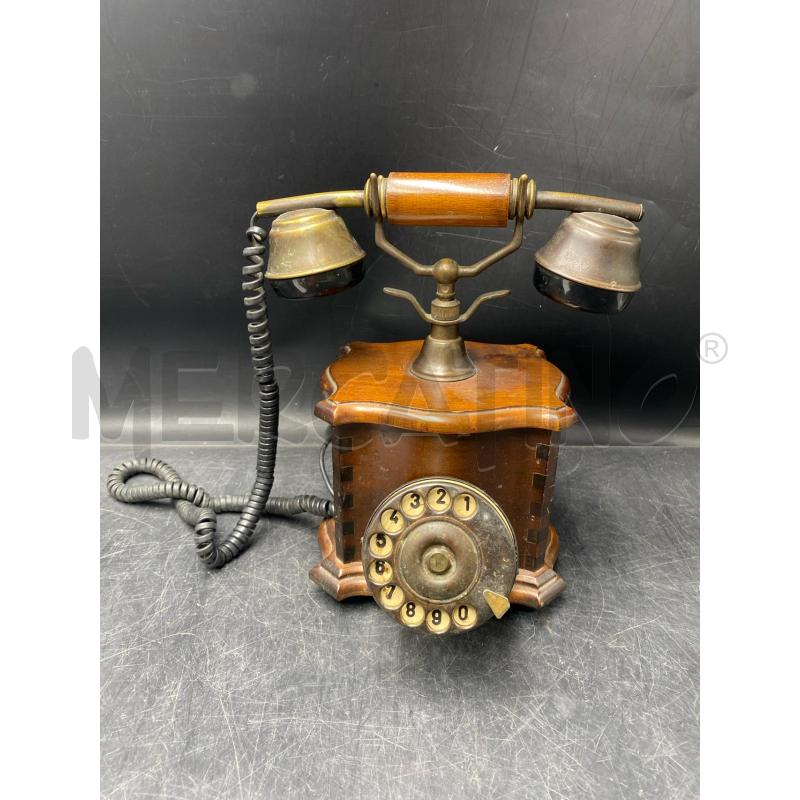 TELEFONO LEGNO VINTAGE | Mercatino dell'Usato Roma porta di roma 1