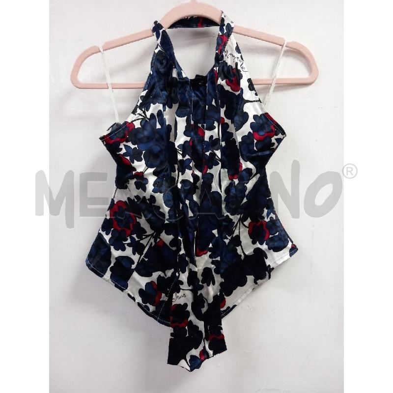 TOP MOSCHINO BIANCO FLOREALE | Mercatino dell'Usato Roma porta di roma 1