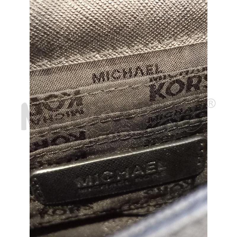 TRACOLLA D MICHAEL KORS NERO PELLE STAMPA COCCODRILLO | Mercatino dell'Usato Roma porta di roma 4