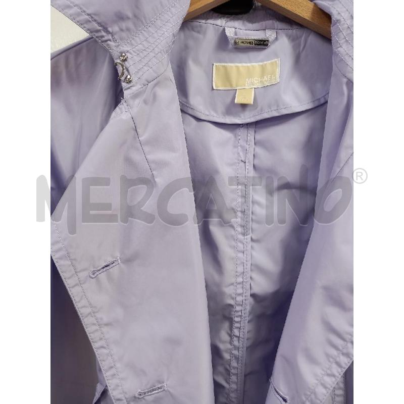 TRENCH DONNA MICHAEL KORS LILLA | Mercatino dell'Usato Roma porta di roma 2