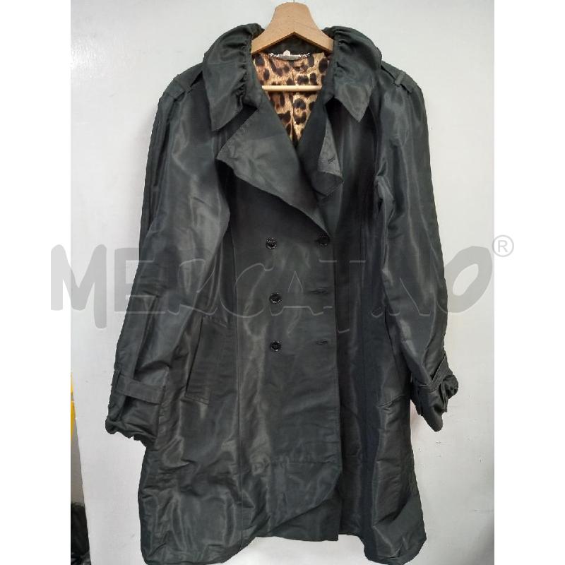 TRENCH D DOLCE&GABBANA NERO INT MACULATO | Mercatino dell'Usato Roma porta di roma 1