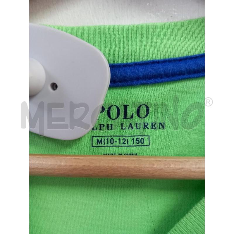 T SHIRT BAMBINO RALPH LAUREN VERDE | Mercatino dell'Usato Roma porta di roma 2