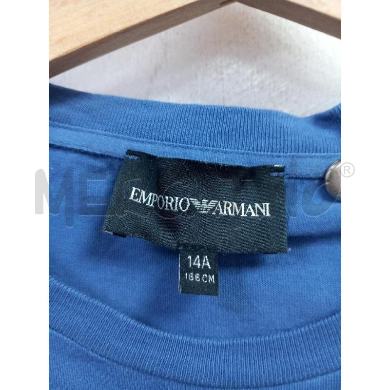 T SHIRT B EMPORIO ARMANI BLU | Mercatino dell'Usato Roma porta di roma 2