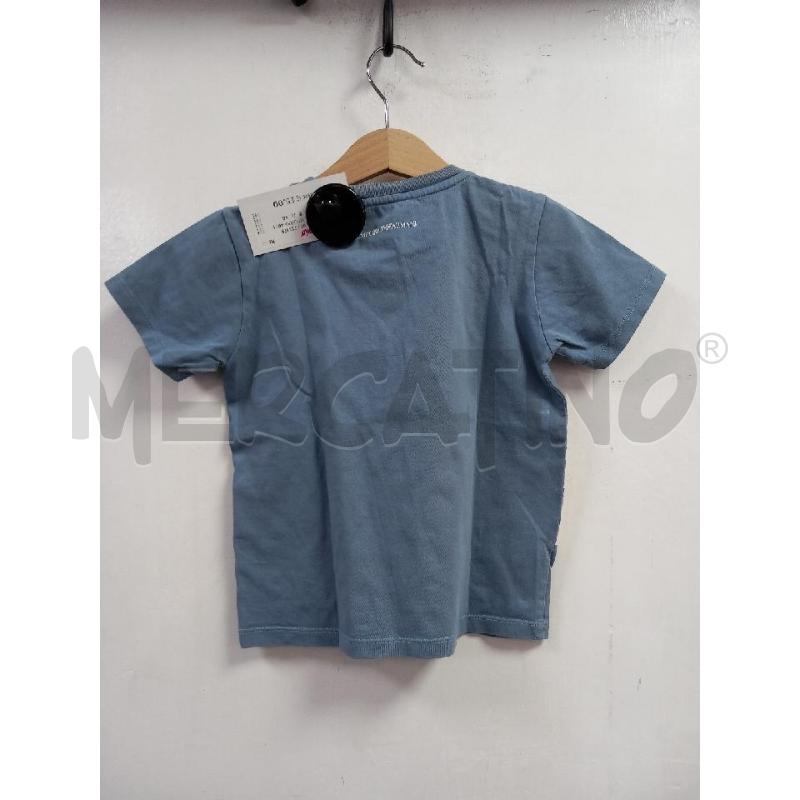 T SHIRT B EMPORIO ARMANI CELESTE | Mercatino dell'Usato Roma porta di roma 2