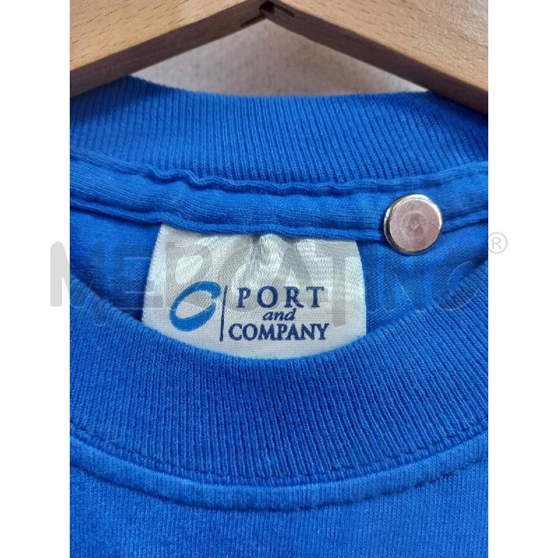 T SHIRT B PORT COMPANY BLU MICKEY MOOSE ALASKA | Mercatino dell'Usato Roma porta di roma 2