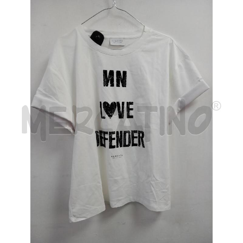 T SHIRT DONNA NENETTE BIANCA | Mercatino dell'Usato Roma porta di roma 1