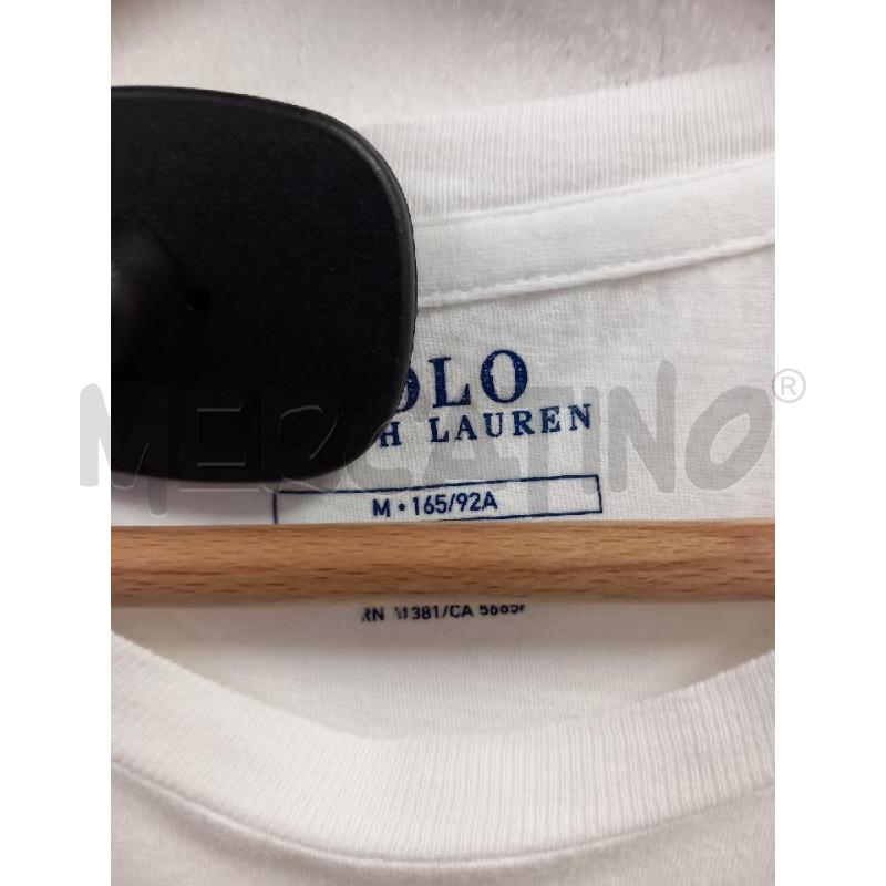 T SHIRT DONNA POLO RALPH LAUREN BIANCA | Mercatino dell'Usato Roma porta di roma 3