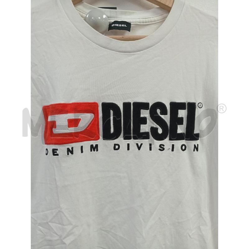 T SHIRT D DIESEL BIANCO | Mercatino dell'Usato Roma porta di roma 3