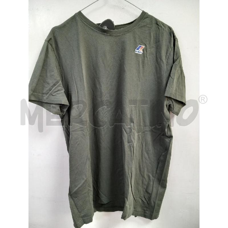 T SHIRT UOMO K-WAY VERDE | Mercatino dell'Usato Roma porta di roma 1