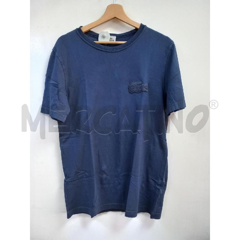 T SHIRT UOMO LACOSTE BLU | Mercatino dell'Usato Roma porta di roma 1