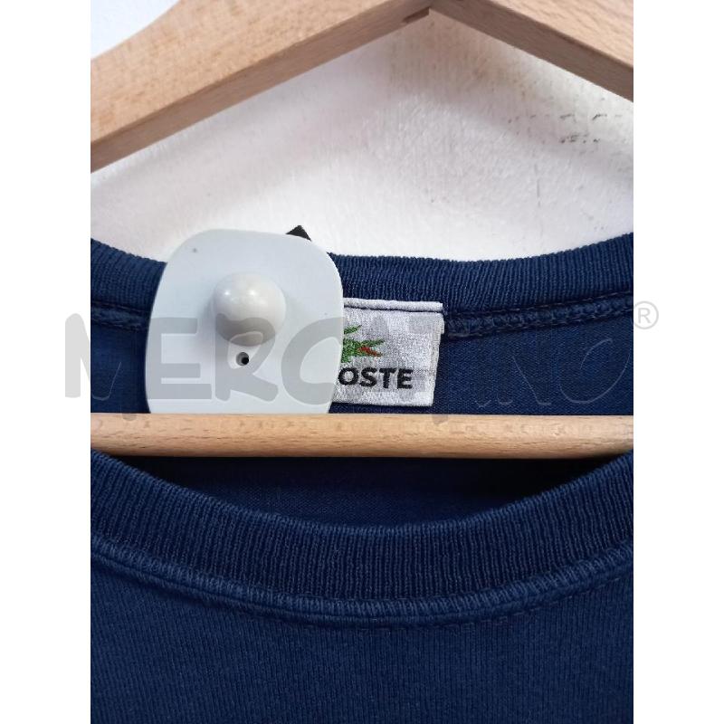 T SHIRT UOMO LACOSTE BLU | Mercatino dell'Usato Roma porta di roma 2