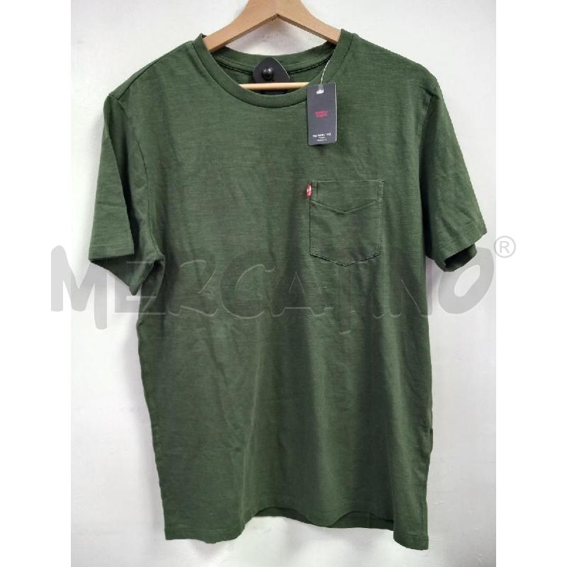 T SHIRT UOMO LEVIS VERDE | Mercatino dell'Usato Roma porta di roma 1