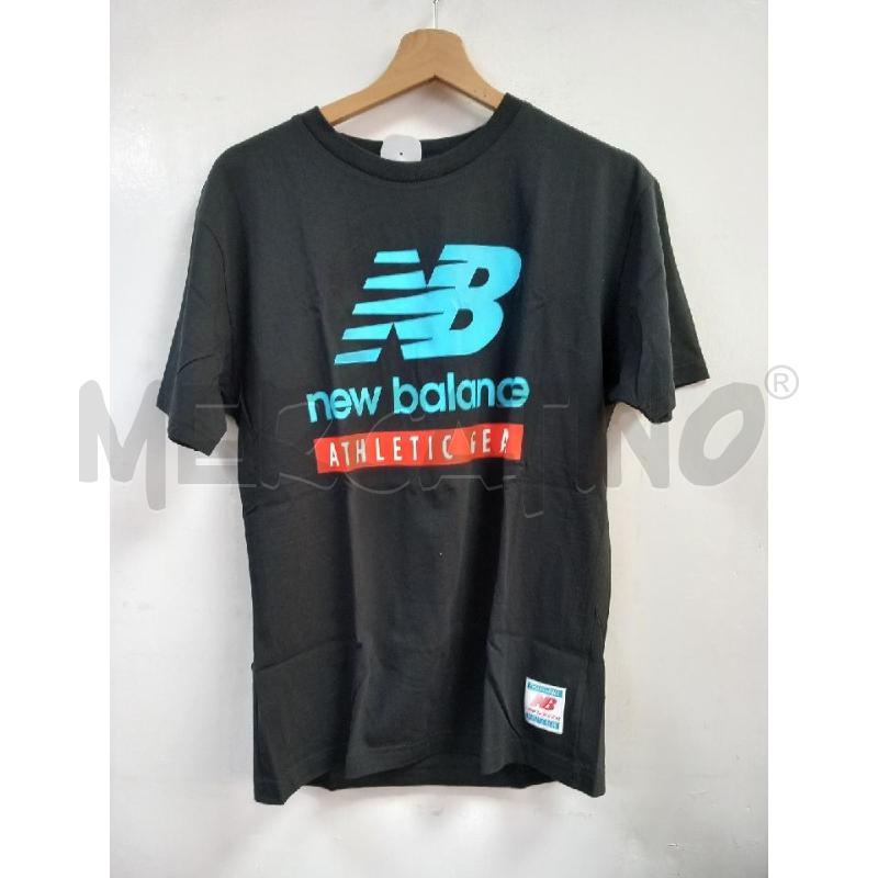 T SHIRT UOMO NEW BALANCE NERA | Mercatino dell'Usato Roma porta di roma 1