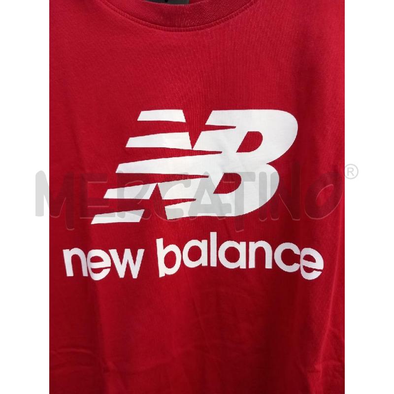 T SHIRT UOMO NEW BALANCE ROSSA | Mercatino dell'Usato Roma porta di roma 2