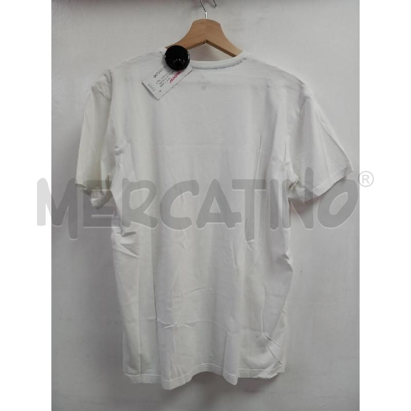 T SHIRT U AUSTRALIAN BIANCO LOGO BLU | Mercatino dell'Usato Roma porta di roma 3