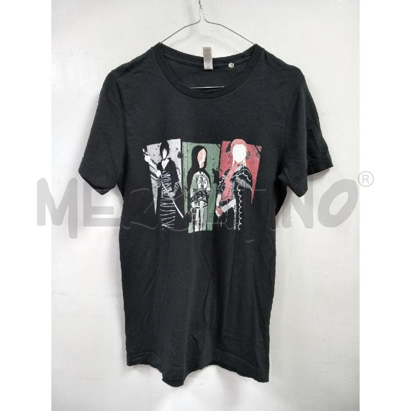 T SHIRT U DARK SOULS  NERO STAMPA PERSONAGGI | Mercatino dell'Usato Roma porta di roma 1