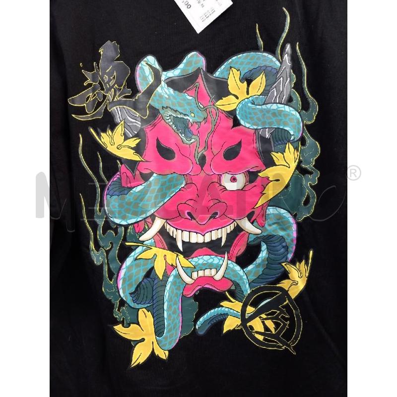 T SHIRT U HARAJUKU STAMPA ONI SERPENTE | Mercatino dell'Usato Roma porta di roma 4