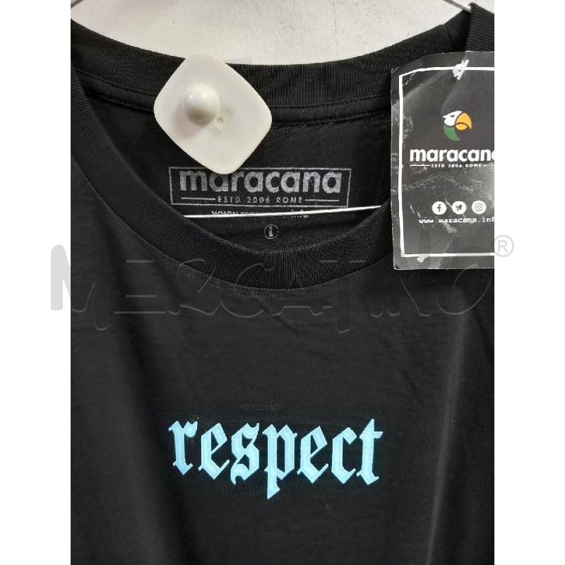 T SHIRT U MARACANA NERO  | Mercatino dell'Usato Roma porta di roma 2