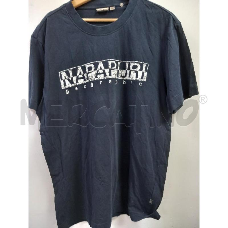 T SHIRT U NAPAPIJRI BLU | Mercatino dell'Usato Roma porta di roma 1
