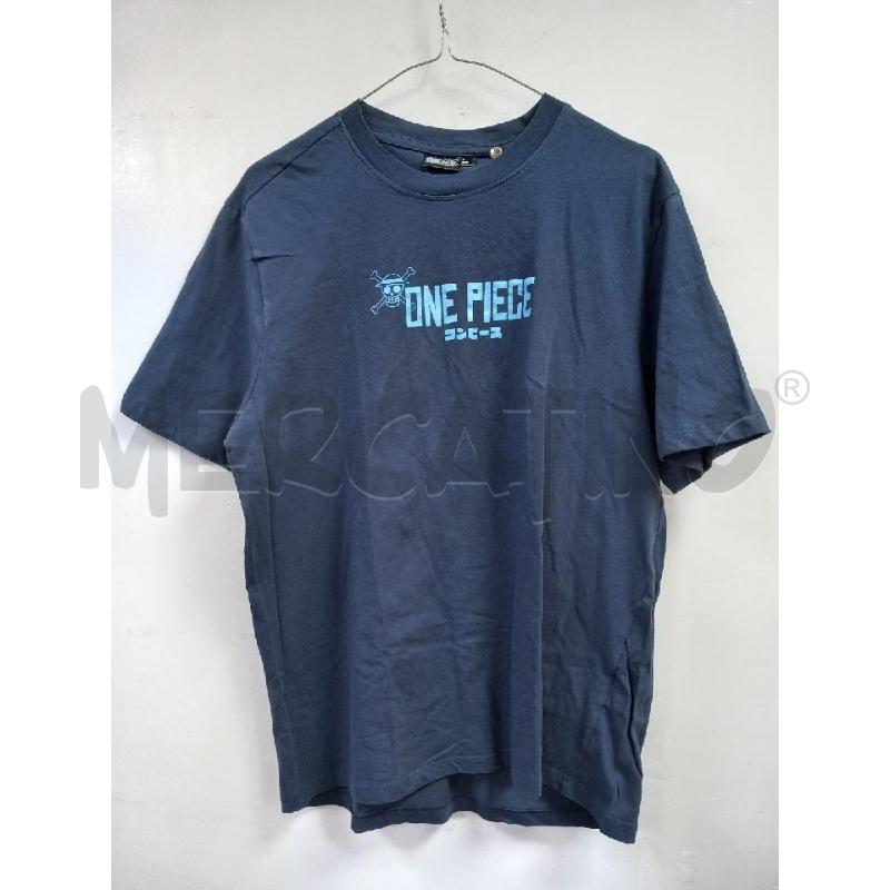T SHIRT U ONE PIECE BLU | Mercatino dell'Usato Roma porta di roma 1